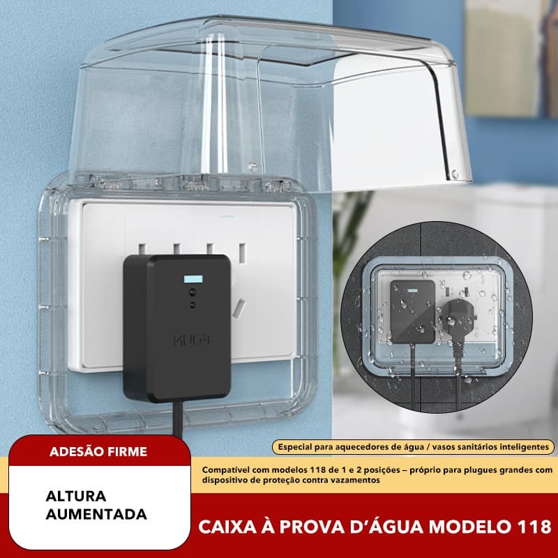 Caixa Protetora De Tomadas-Tampa De Parede Tipo 86-Impermeável , À Prova De Poeira , Auto-Adesivo Elétricas-Suprimentos