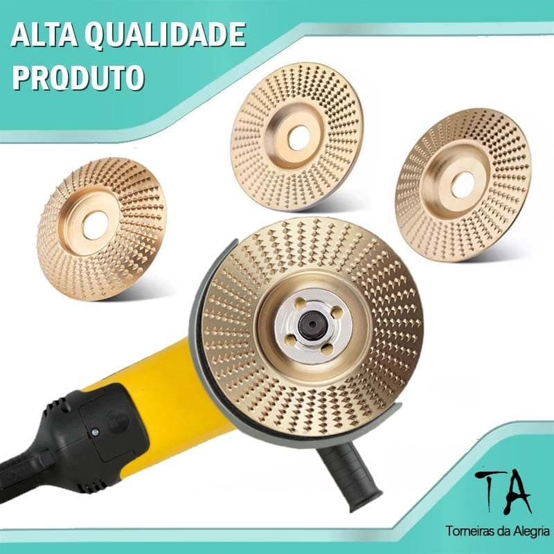 Conjunto 4peças De Desbaste Madeira Para Corte Em Ângulo Disco Alta qualidade