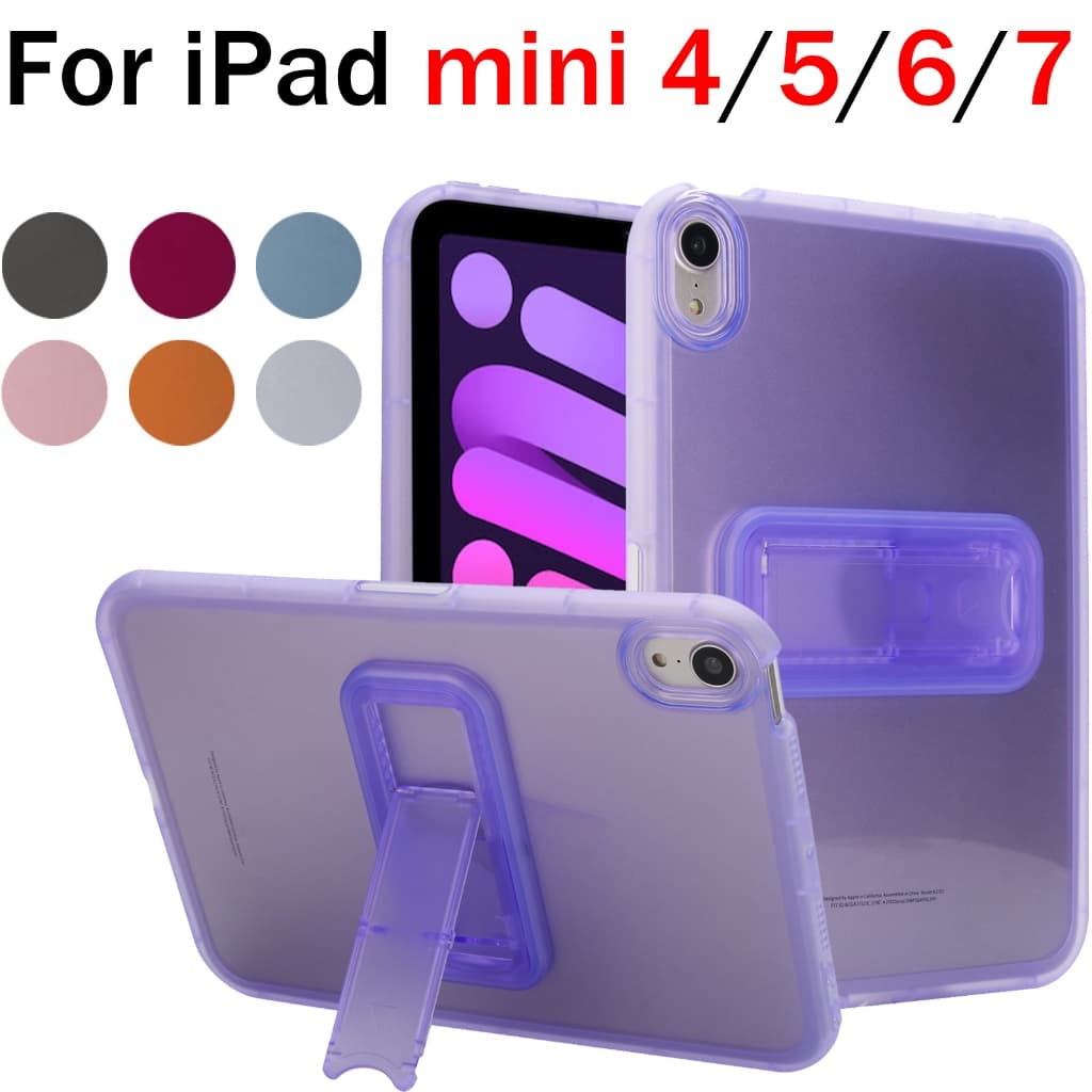 Para iPad Mini 4 5 6 7 7.9'' 8.3'' Caso Suporte Transparente iPad mini A17 Pro Tablet Airbag Gota