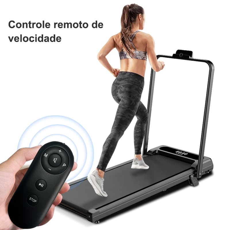 NINJA-MAX 110V/220V Esteira Elétrica Motorizada Portátil e Dobrável Suporta até 120kg