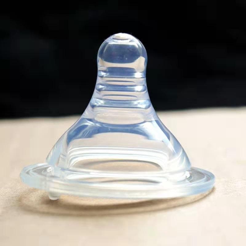 Mamilo Do Bebê Amamentação Realista Sucção De Grau Alimentício Silicone Líquido Ampla Calibre Anti-Cólica Fosco Chupeta