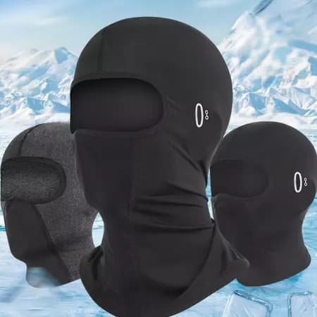 Balaclava Máscara Facial Completa Para Motocicleta , Esqui , À Prova De Vento , Aquecedor De Pescoço Masculino , Bicicle