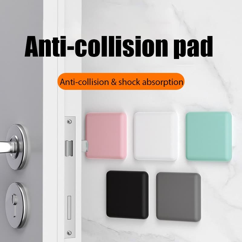 Almofada Amortecedora Para Maçaneta De Porta De Silicone , Protetor De Parada Sem Perfuração , Anticolisão Portas De Arm