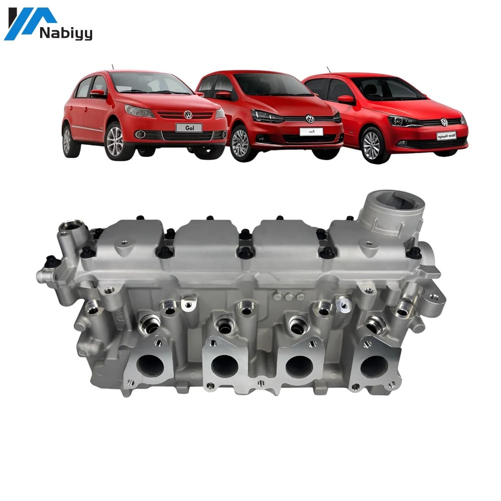 Nova Cabeça Volkswagen de Cilindro Fox Golf Gol G4 G5 G6 Volvo EA111 1.0 8v 2001-2014