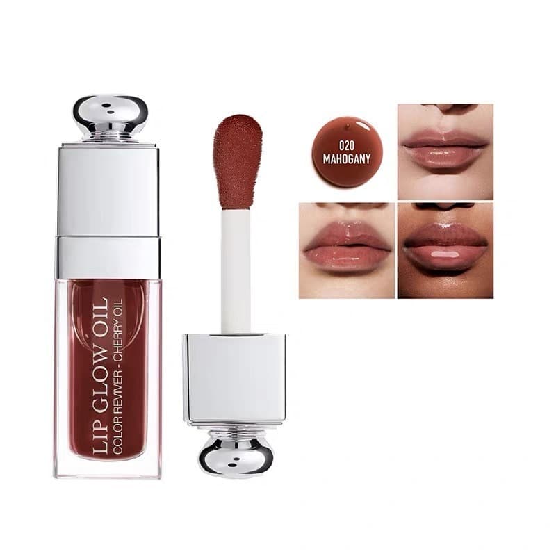 Óleo Labial Transparente Que Muda De Cor , Brilho Espelhado Brilhante , Lábios Hidratantes E Rechonchudos