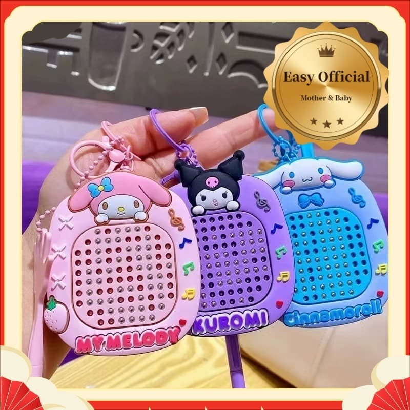 Bonito Sanrio Tamanho Grande 88 Prancheta de Desenho de Bola de Aço Magnética Chaveiro Labirinto Mochila Pingente Brinqu
