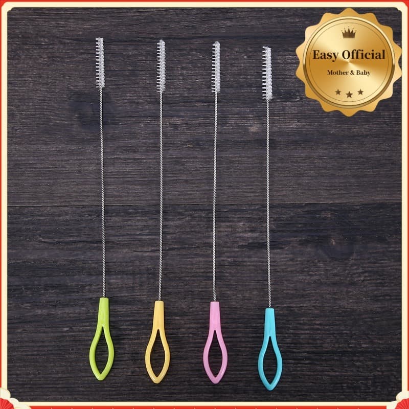 Escova De Palha De Aço Inoxidável Com Alça , Tubo De Ensaio , Garrafa De Bebê , Copo De Água , Guia Espiral Universal ,