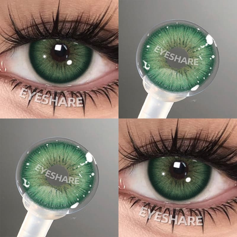 Lente De Contato De Cor Macia Eyeshare 1 Par De ALPS , Lentes Descartáveis Anuais , Estilos Coreanos De Moda Natural Par