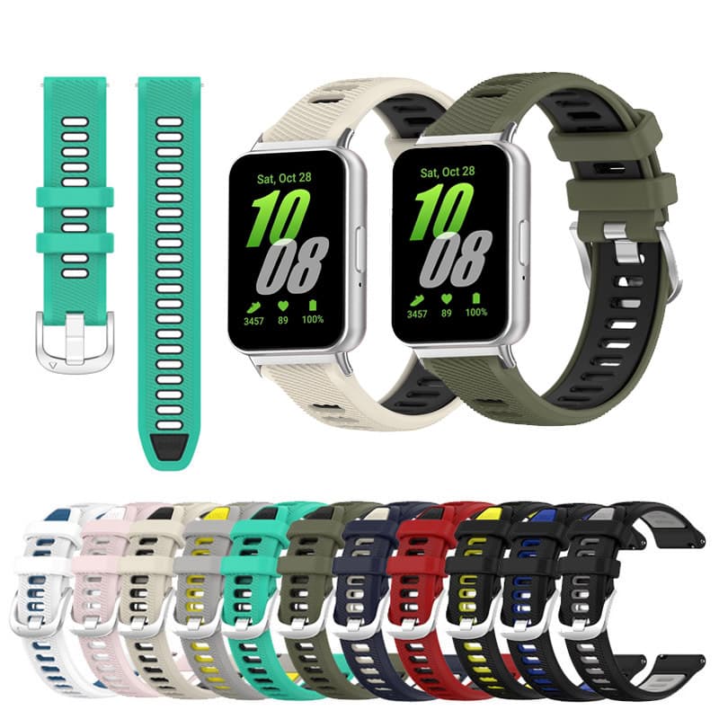 Pulseira De Silicone Para Samsung Galaxy Fit 3 Relógio De Substituição Esportiva