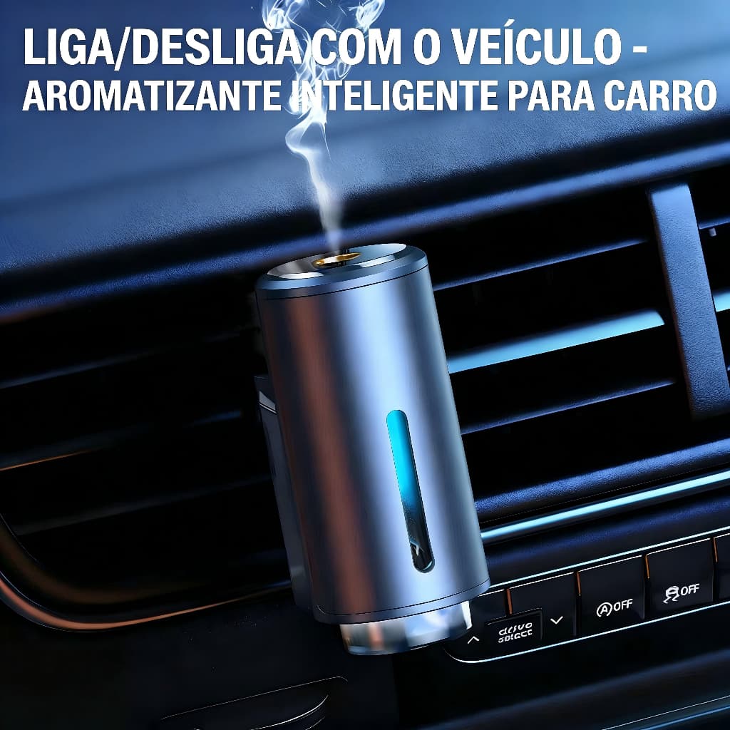 Acessório Portátil Para Carro-Difusor Inteligente De Aromaterapia , Umidificador , Removedor De Odores , Ambientador
