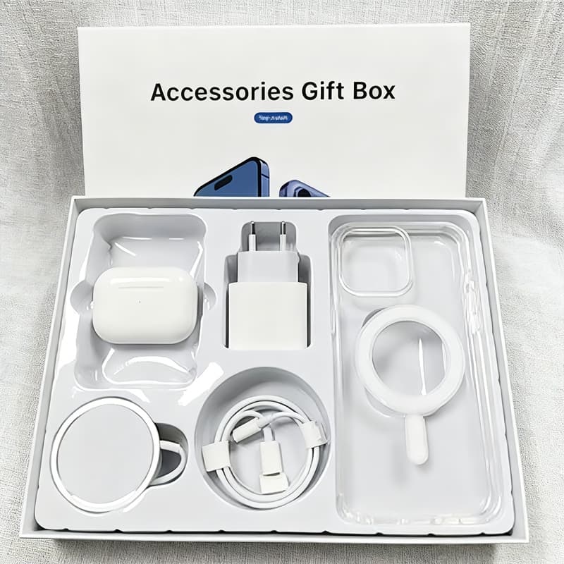 2026 Nova capa para iPhone 5 em 1/carregador de Sensor/cabo de dados/fone de ouvido Bluetooth Airpods Pro/carregador de