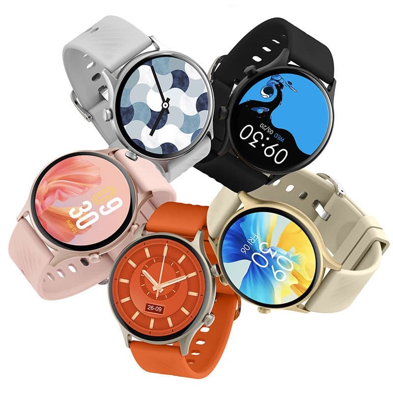 Zw04 Smartwatch Relógio Peje Redondo Para Feminino e Masculino Prova De Água IP67