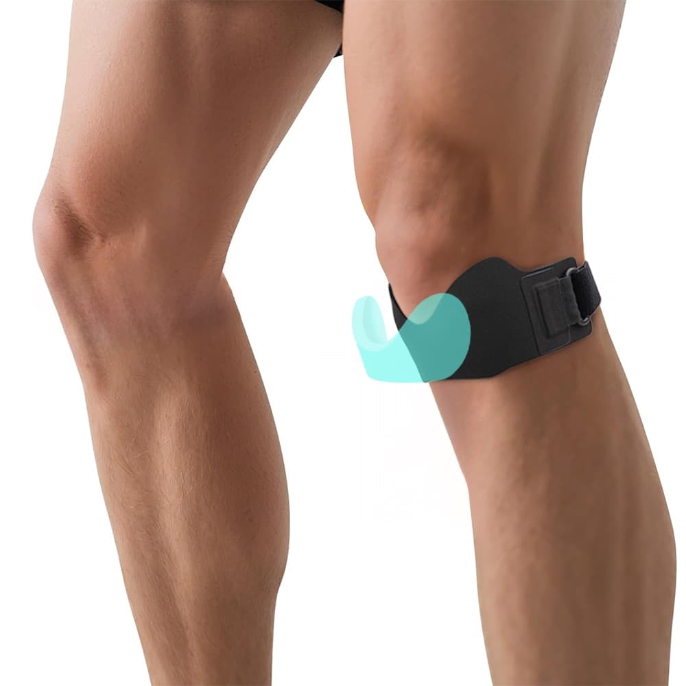 Faixa De Suporte Ajustável Para Patela , Joelheira Esportiva Respirável , Adequada Homens E Mulheres Ciclismo , Corrida