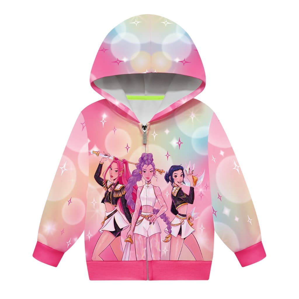 Filme Adolescentes Meninas Jaqueta Cosplay Primavera Outono Com Capuz Moda Casaco 2-12 Anos Roupas Infantis