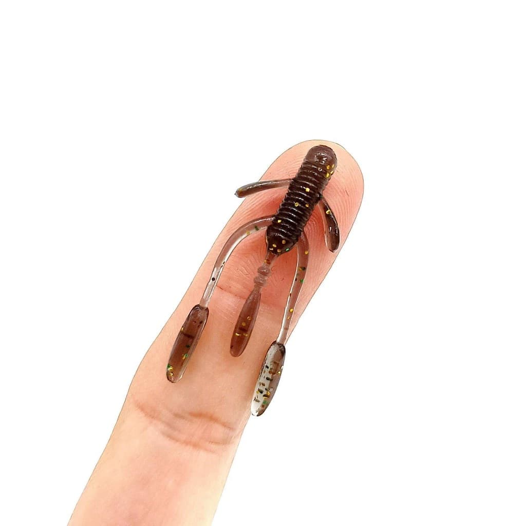 DUODUOYU 10pcs TPE Rock Fish AJING Iscas De Pesca 40mm/0.4g Rockfishing Swimbait Jigging Soft Worm Isca De Água Salgada