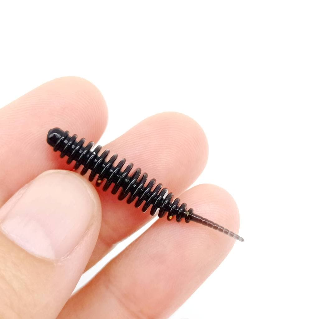 DUODUOYU 50 Pçs Mini Iscas De Pesca Macias 0.4g/35mm Carpa Isca Baixo artificial Equipamento