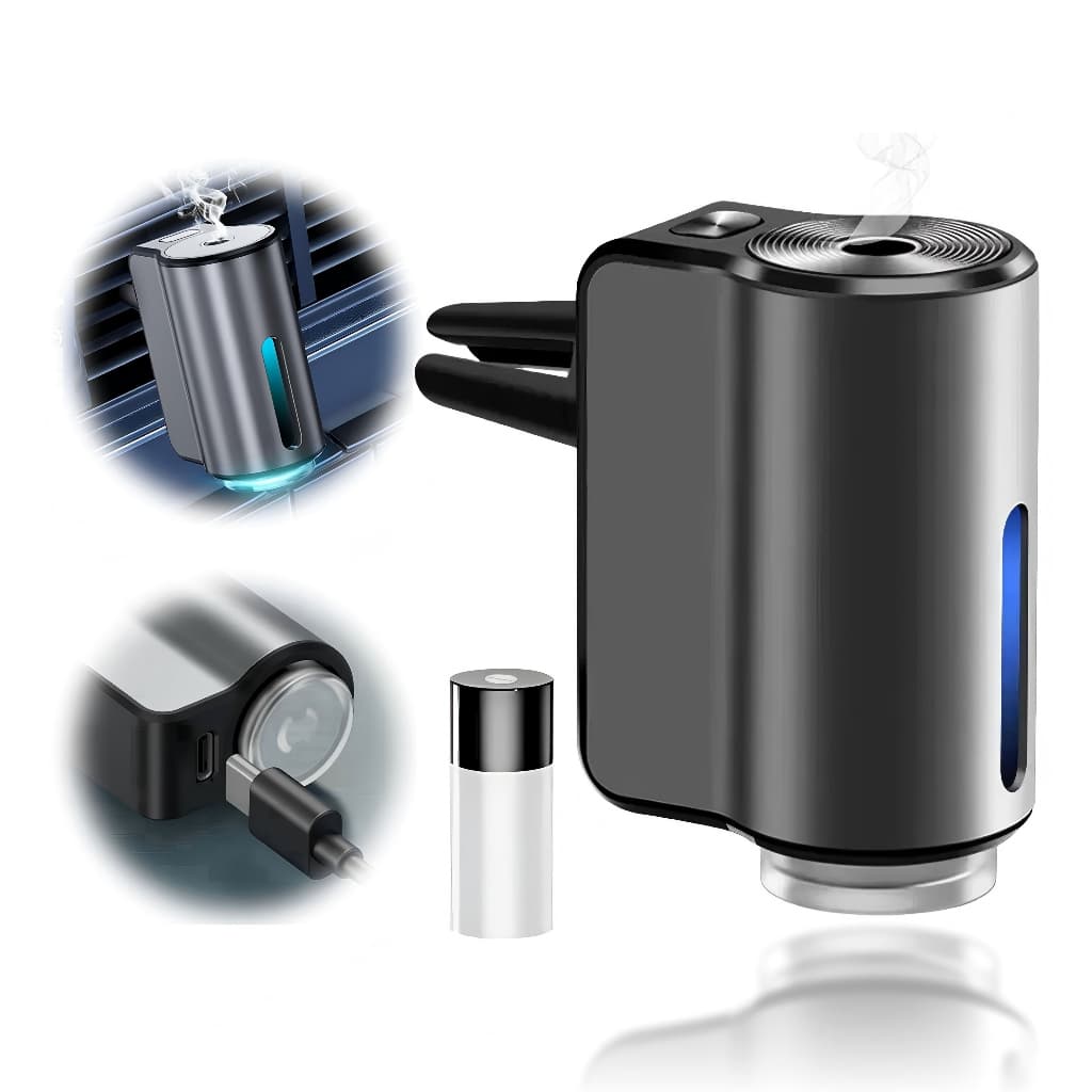 Umidificador De Aromaterapia Para Carro Inteligente-Ambientador , Removedor De Odores , Novo Acessório , Função 2 Em 1