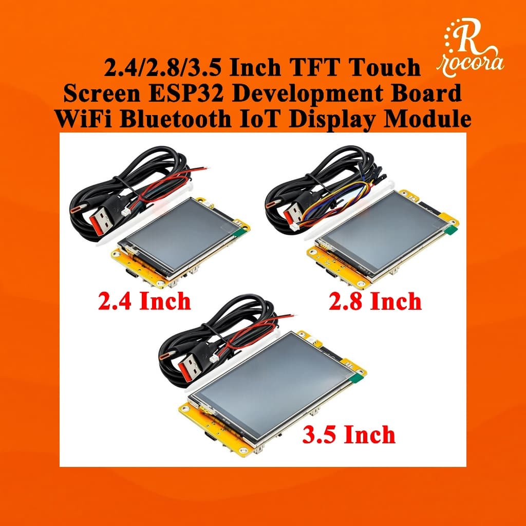 2.4/2.8/3.5 Polegada TFT Touch Screen ESP32 Placa De Desenvolvimento WiFi Bluetooth Módulo De Exibição IoT
