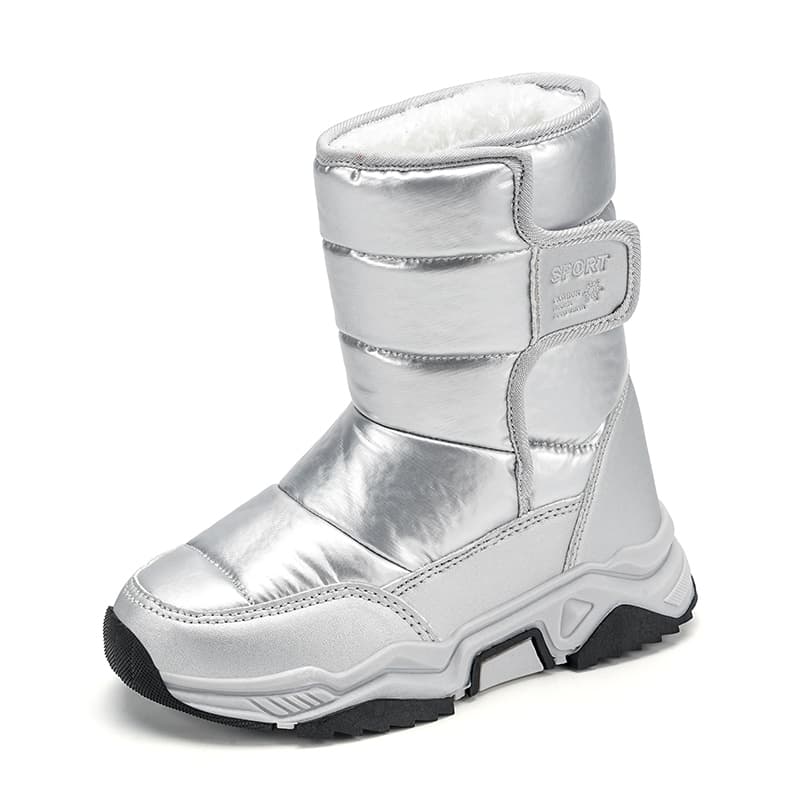 Novas Crianças Botas De Neve Inverno De Alta Qualidade Sapatos De Algodão Quente Para Meninos Meninas Forro De Pelúcia T