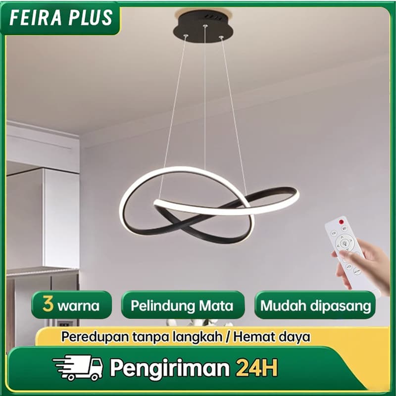 3 Cores(110V/220V) Luminária de Teto Pendente Led Moderna Lustre para Corredor Sala Quarto