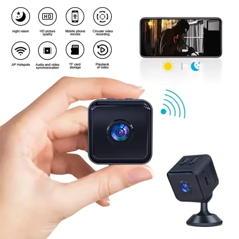 X2 Mini Câmera Sem Fio Wifi Remoto HD Esportes Ao Ar Livre Monitor Inteligente De Visão Noturna Infravermelha
