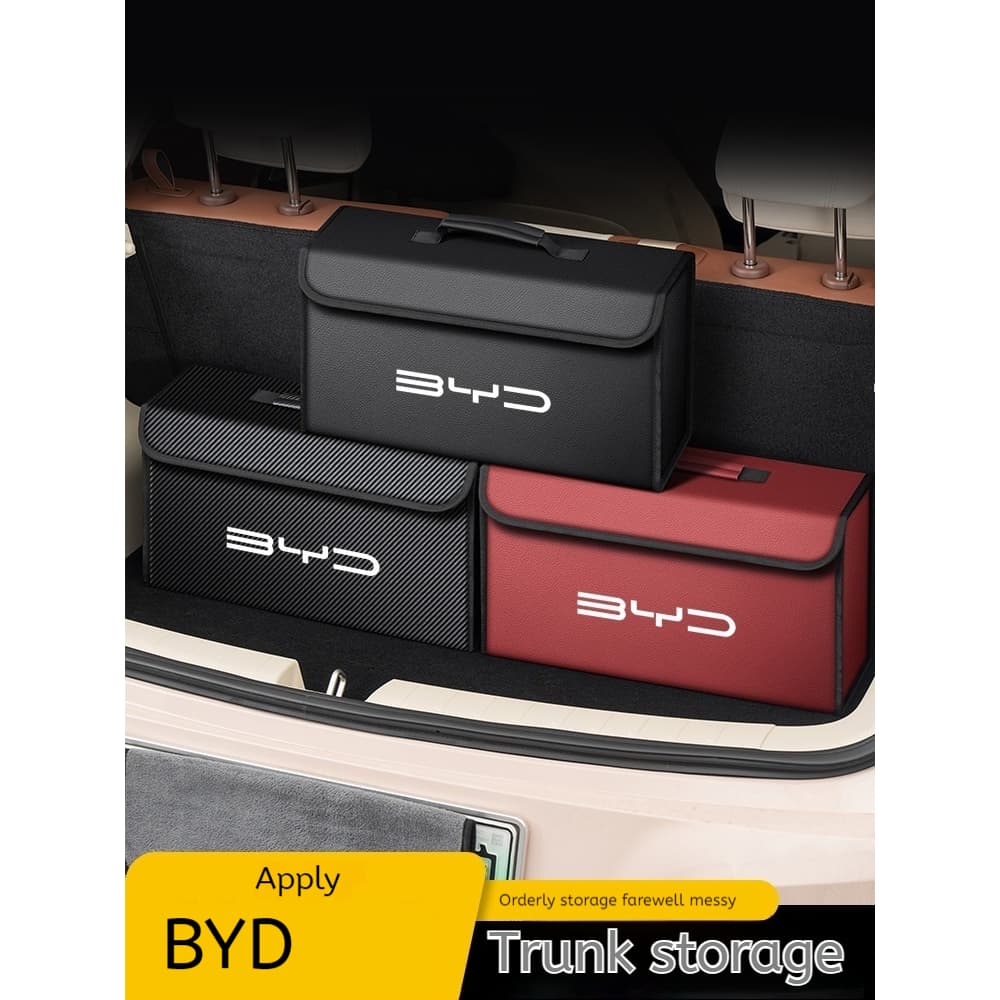 Para BYD Dolphin Song Pro Seagull Sealion 7 6 Atto 3 Tang Dmi Yuan EV QIn Plus MAX Caixa De Armazenamento De Porta-Malas