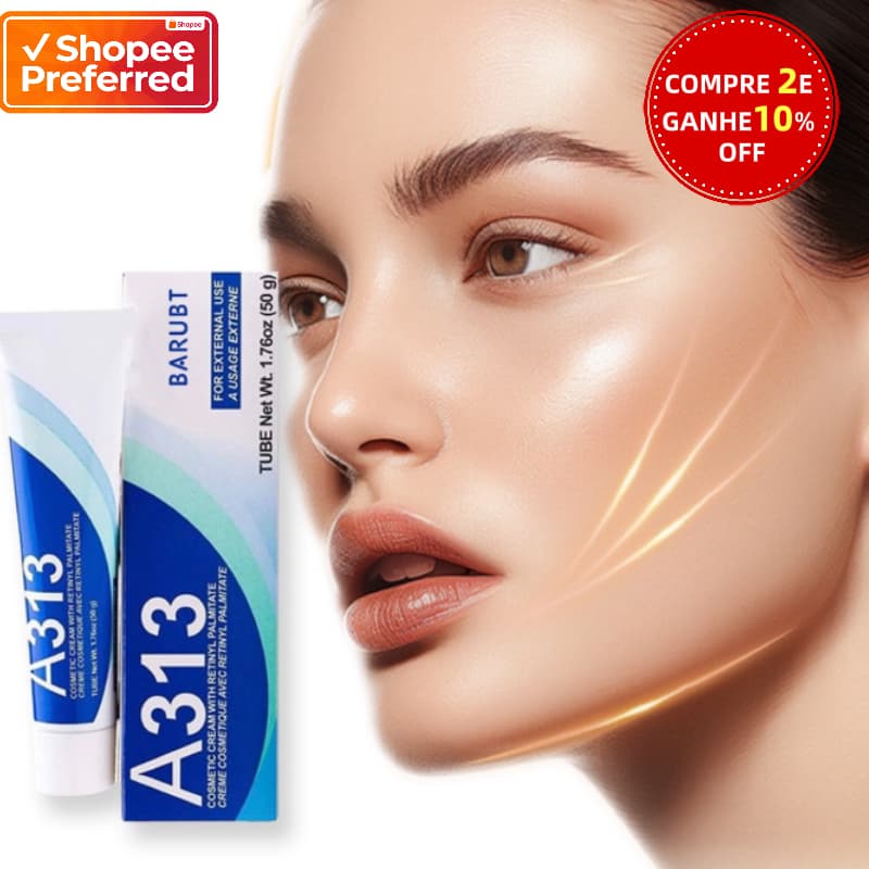 A313 Concentrado Puro de Vitamina A com Retinol | Creme para Linhas Finais, Manchas, Pele Oleosa e Acne