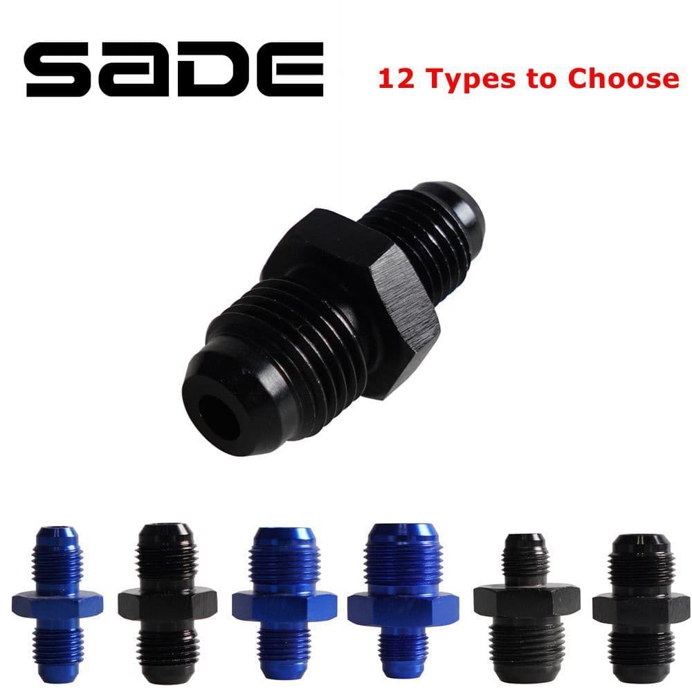 Adaptador De Extremidade De Mangueira De Combustível SADE Encaixe AN4 AN6 AN8 AN10 Macho Reto Para Acoplador Alumínio An