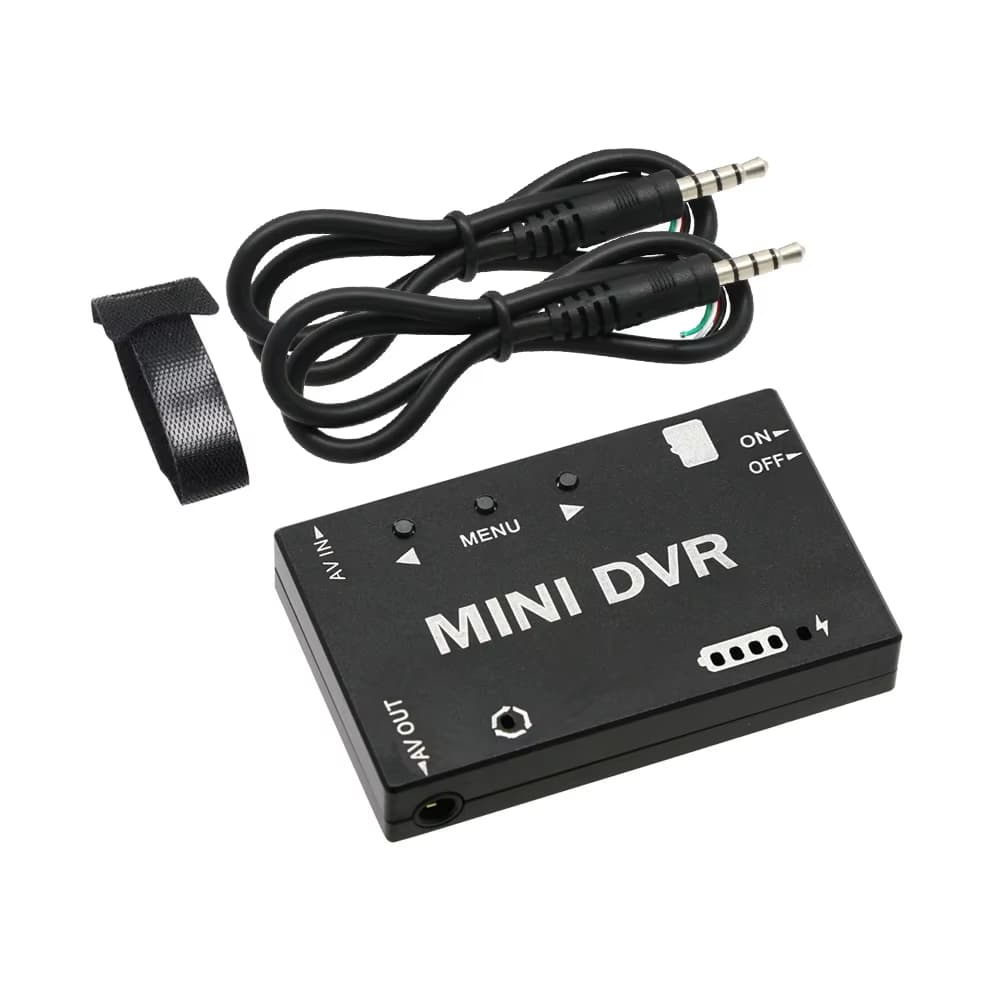 Gravador Mini FPV DVR Nunca Perca Um Vôo ! Bateria Embutida , NTSC/PAL Para Gravação Em Movimento