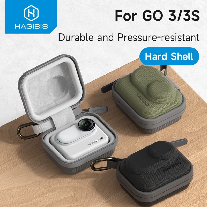 Hagibis Maleta De Transporte Para Insta 360 GO 3S/3 Saco De Armazenamento Portátil Casca Dura Insta360 Acessórios Da Câm