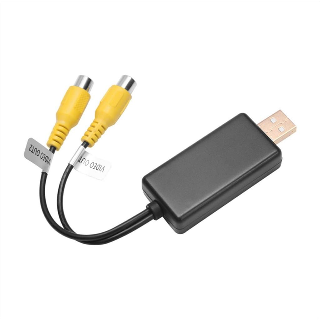 Interface De Caixa Adaptadora De Saída De Vídeo USB Para CVBS RCA Conecte Ao Dispositivo De Exibição De Monitor Rádio An