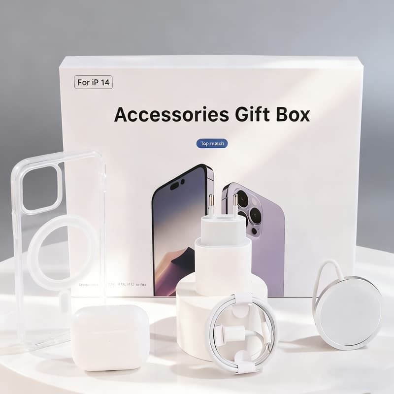 Capa para iPhone 5 em 1/carregador de indução/cabo de dados/fone de ouvido Bluetooth Airpods Pro/carregador de iPhone/ca