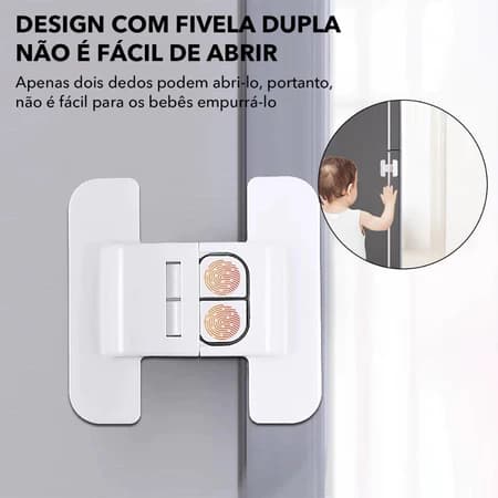 Kit Segurança Bebê 3/2/1Peças-Protetor para Geladeira, Armário,Gaveta | Trava de Segurança Infantil,Fácil Colocar e Re