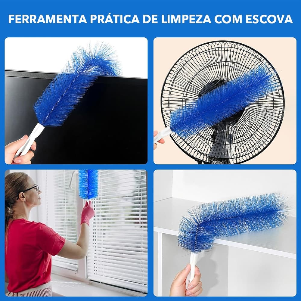 Escova De Limpeza Espanador De Microfibra Dobrável Em Profundidade Multiuso/Multipurpose Microfibra Ventilador Doméstica