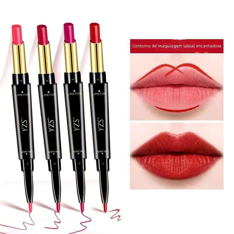 HOM Yzs Explosions Long Lasting Non-Stripping Non-Sticky Dual Lip Liner Makeup