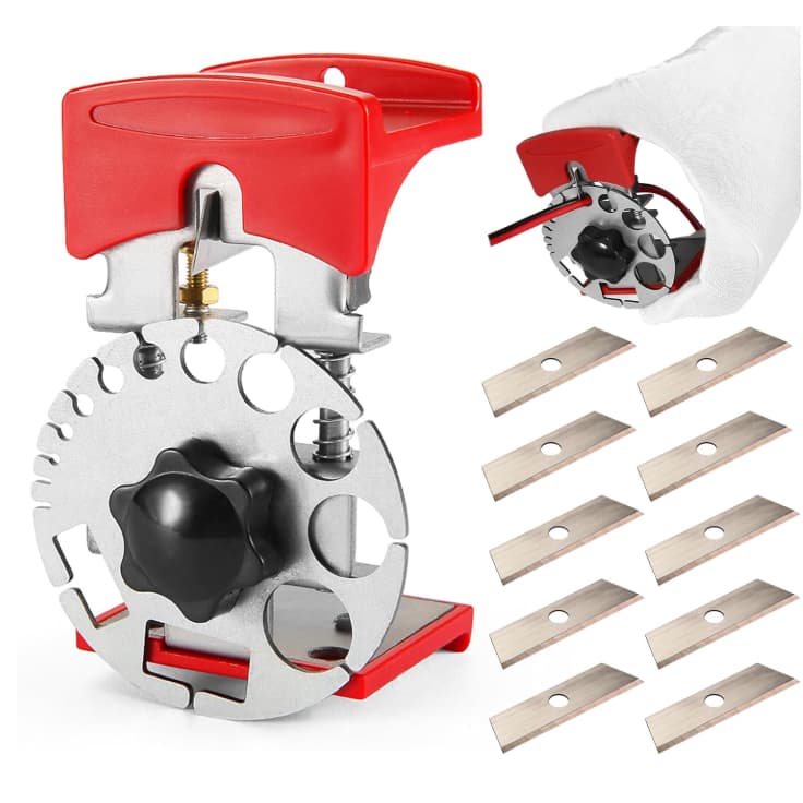 Ferramenta Manual De Descascar Fio Do Máquina De Profundidade Ajustável Cabo Stripper Para 3/64 "-7/16 "(Lâmina opcional