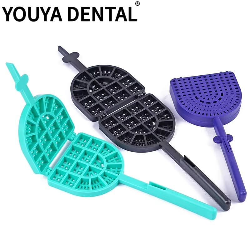1 Pçs Raquete De Lavagem De Dentes Para Porcelana Limpeza Dos Placa De Polimento Folheados Materiais Odontologia Bandeja
