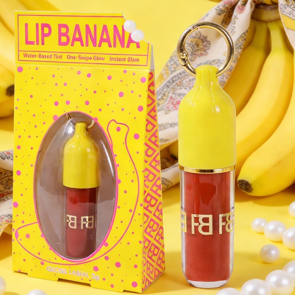 Batom 24 Horas De Duração Glossy Banana Lip : Hidrata E Preenche Os Lábios