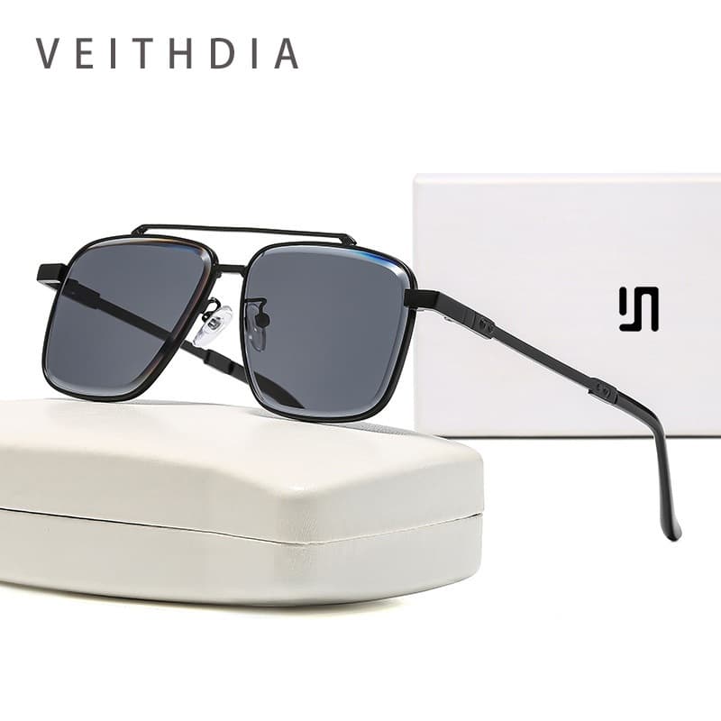 Óculos De Sol Quadrados Da Moda Masculina VEITHDIA Na Com Proteção UV400 Tons Gradientes Para Dirigir Esportes LS2336