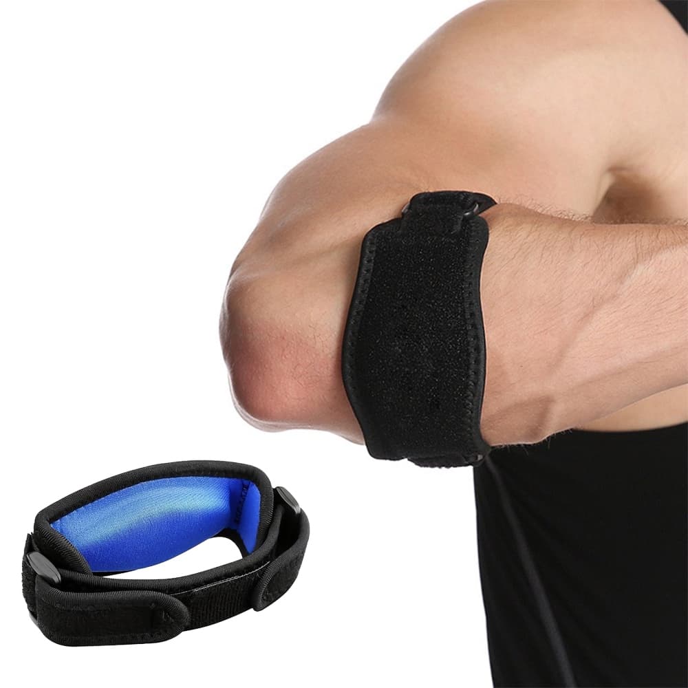 Cinta Banda Elástica De Tênis Para Cotovelo Golfers Epicondylitis，Ajustável