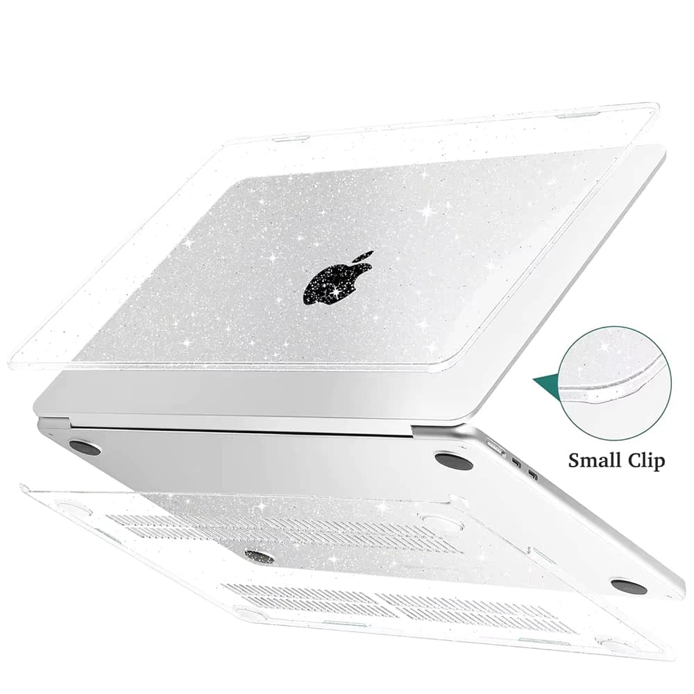 Adequado para MacBook Air 13 polegadas (M1, 2020) A2337/A1932/A2179 Capas protetoras duráveis brilhantes