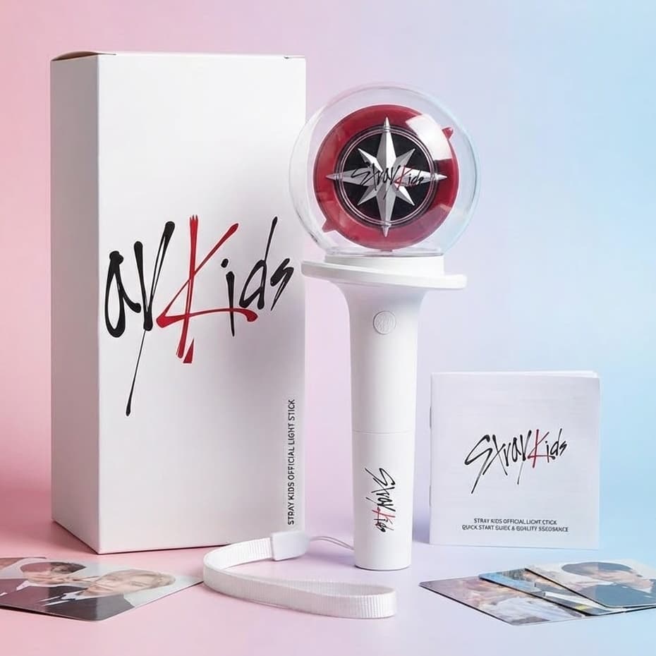 KPOP STRAY KIDS Bluetooth LIGHT STICK Oficial StrayKids Luzes Fluorescentes