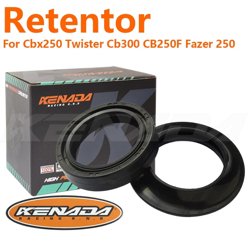 KENADA RACING Retentor Bengala Guarda Pó Competição XRE/CB500/Twister  NMAX Universal Nova Importad