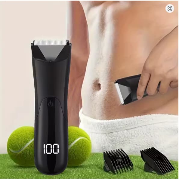 Removedor Elétrico De Pêlos De Partes Íntimas Masculinas Aparador De Cabelo Para Homens
