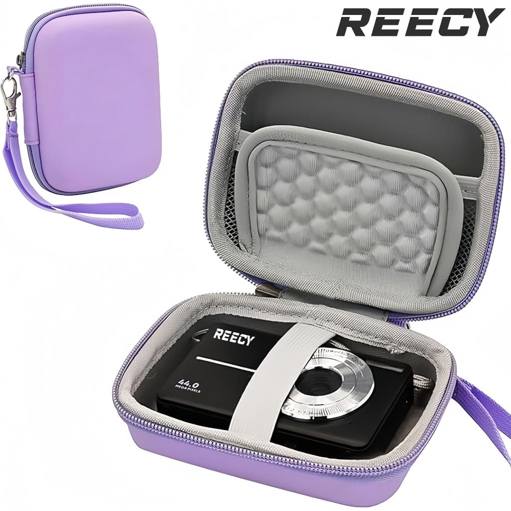 R REECY Bolsa de armazenamento para câmera adequada para CAMKORY/Kodak/Sony/Canon e outras marcas Bolsa de armazenamento