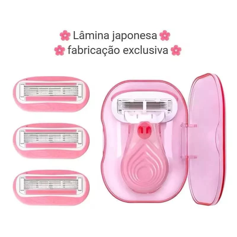 Removedor De Pêlos Feminino Gillette Venus Sensitive – 3 Lâminas Revestidas De Diamante , Lubrastrip Para Deslizame