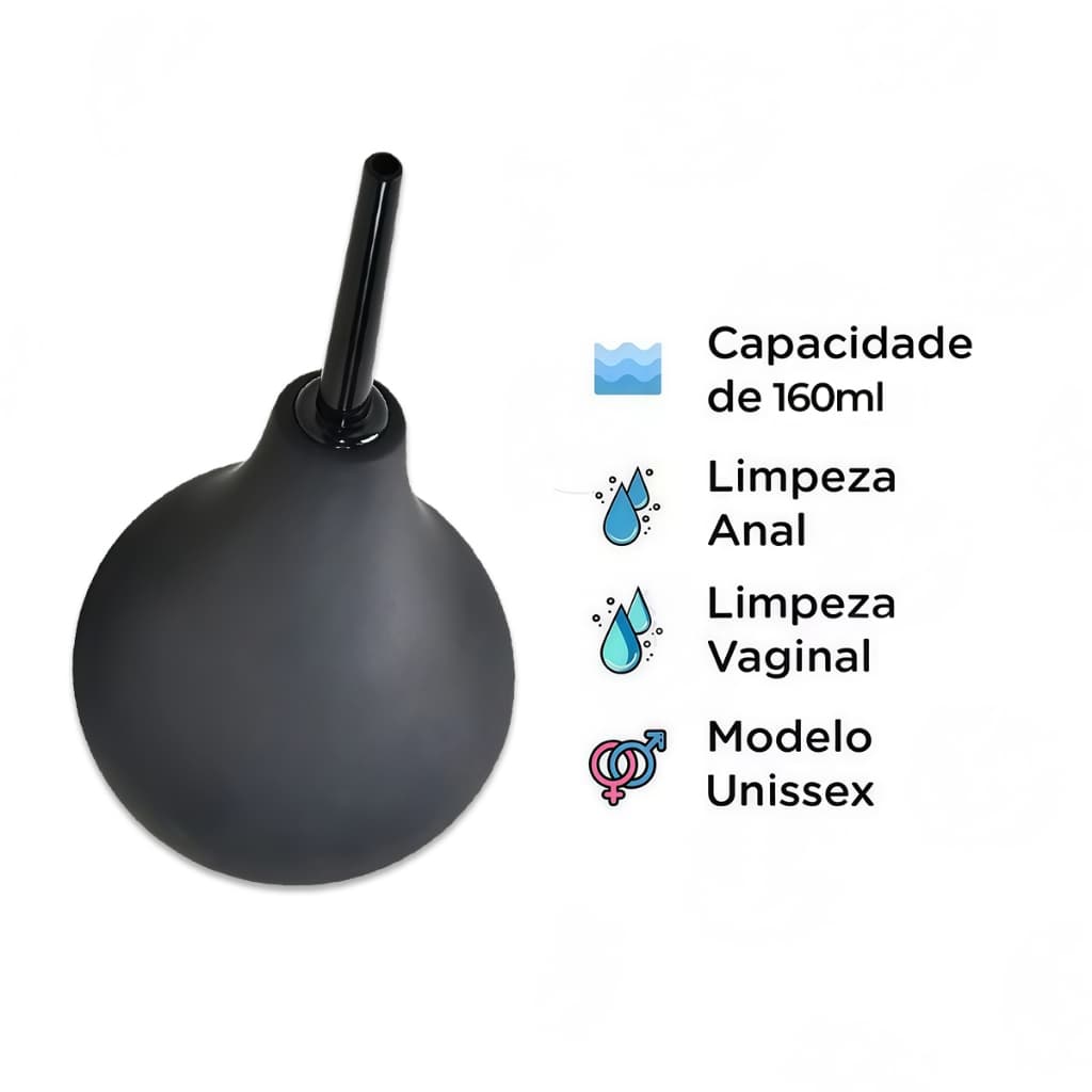 Ducha Higiênica Portátil 89/160ml – Limpador Anal E Vaginal Fácil Discreto