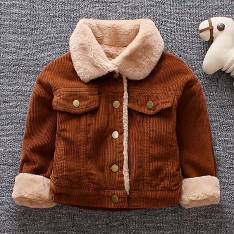 Bebê Crianças Meninos Jaquetas Primavera Coreano Casacos Casuais Para Outwear Velo Algodão Lapela 1-4 Anos Roupas Da Cri