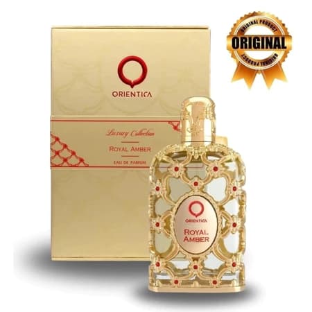 Perfume Arabe Original Orientica Royal Amber Colecendo Luxo Edp 80ml