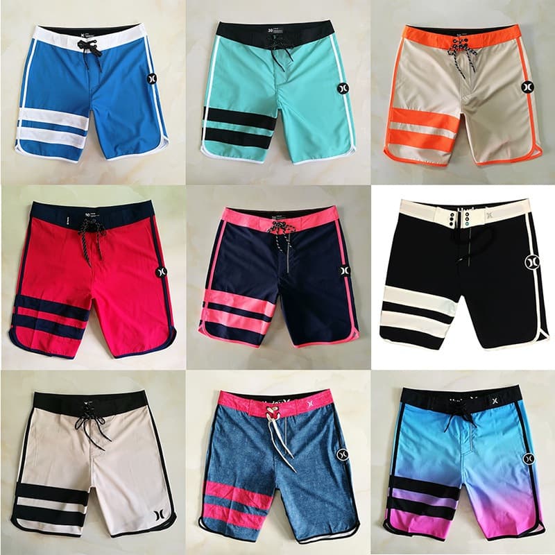 Shorts Masculinos Multicoloridos Para Academia E Esportes Aquáticos – Calções De Praia De Secagem Rápida Férias
